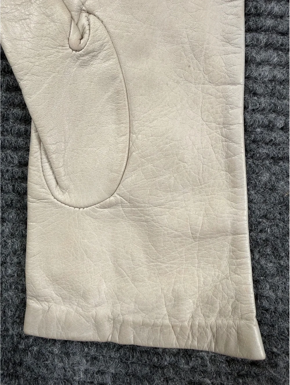 Vintage Michele Stuart Leather Dress Gloves Women’s M 7.5 Long Wrist Made Korea